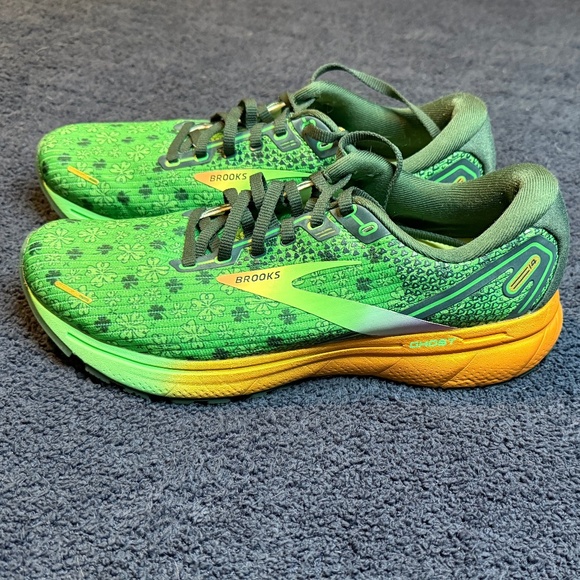 Brooks Ghost 14 Run Lucky Women’s Running Shoes – Size 9.5 - Picture 2 of 6
